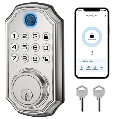 Fingerprint Door Lock, Keyless Entry Door Lock with APP Control